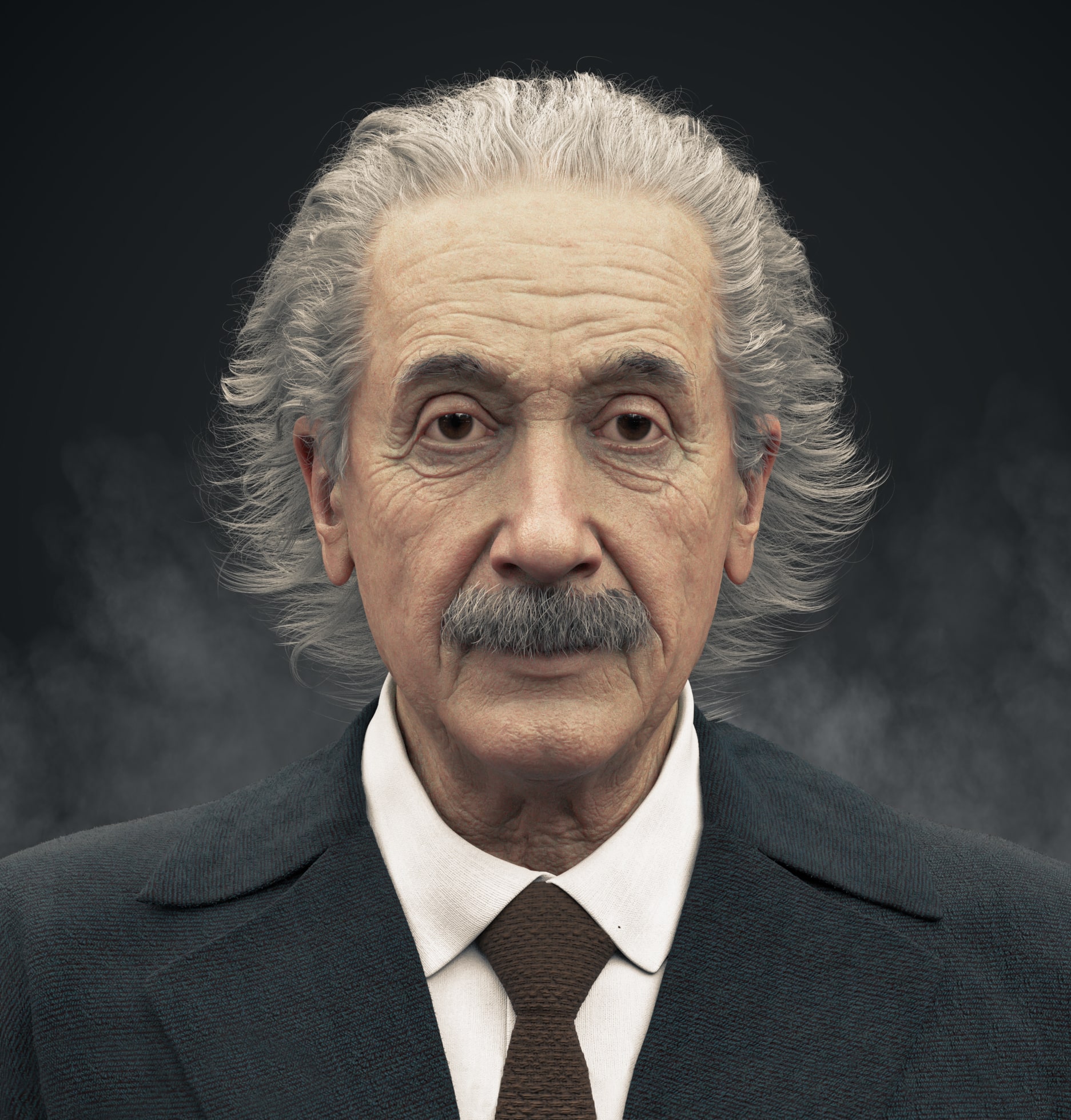Albert Einstein 3D Model