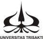 Trisakti University logo