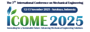 International Conference on Mechanical Engineering logo